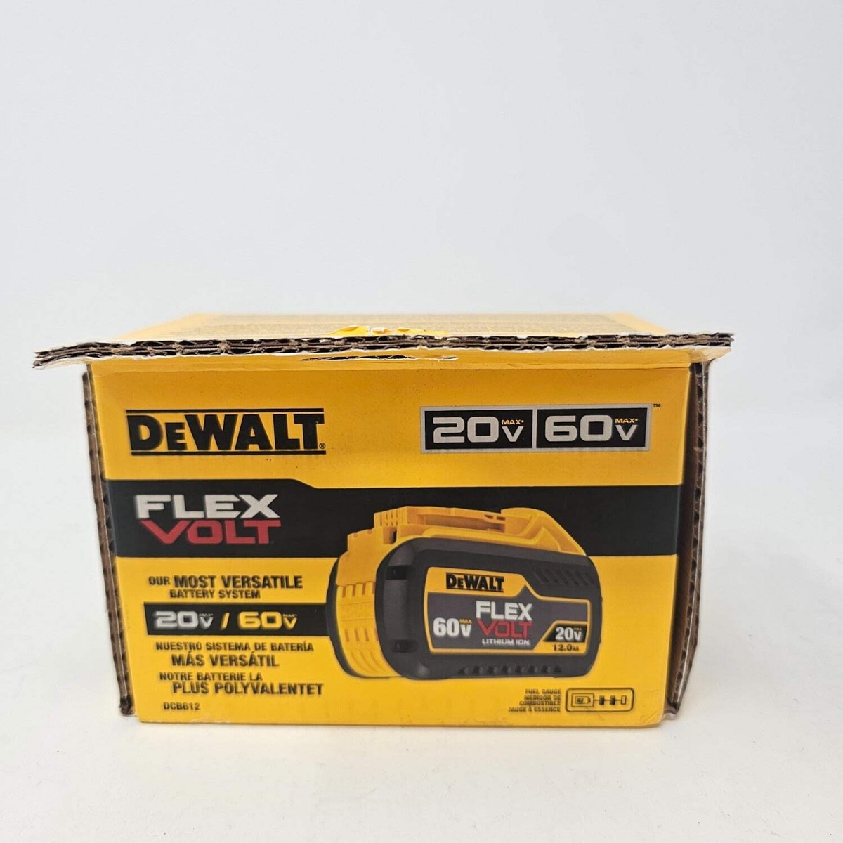 12ah Battery Flex Dewalt Battery DEWALT DCB612 60V Battery Black