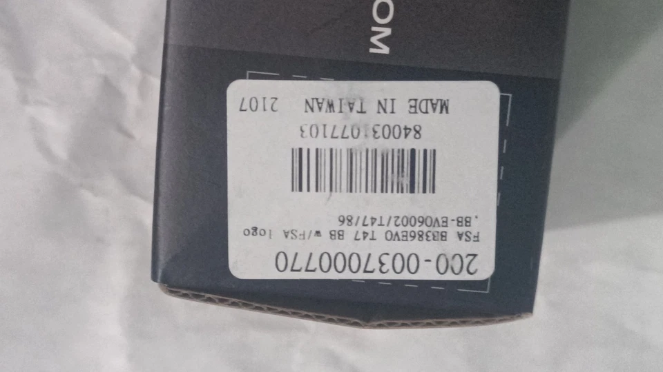 FSA (Full Speed Ahead) Threaded T47 Bottom Bracket T47 386 EVO Spindle Interface - Image 2 of 2