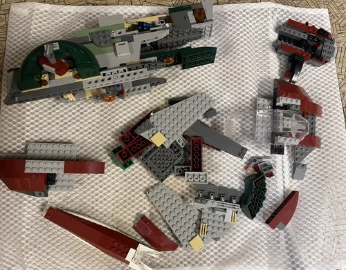 💥☄️🔥LEGO Star Wars Slave 1 Boba Fett's Ship READ DESCRIPTION  incomplete