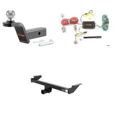 CURT Class 3 Tow Package Trailer Hitch, Wiring, Ball Mount - 13559, 56045, 45152