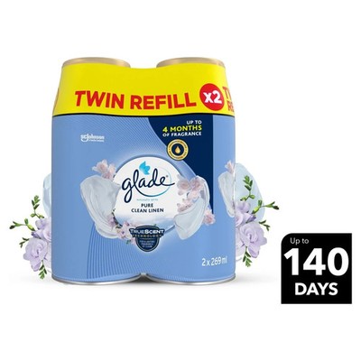 Glade Automatic Spray Twin Refill Clean Linen Lufterfrischer 2 x 269 ml