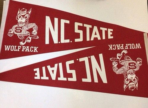 Vintage NC State Wolfpack Pennant Lot