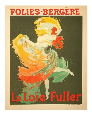 Elegant Folies-Berg�re Wall Art Poster - Vintage Dance Decor Dance Art