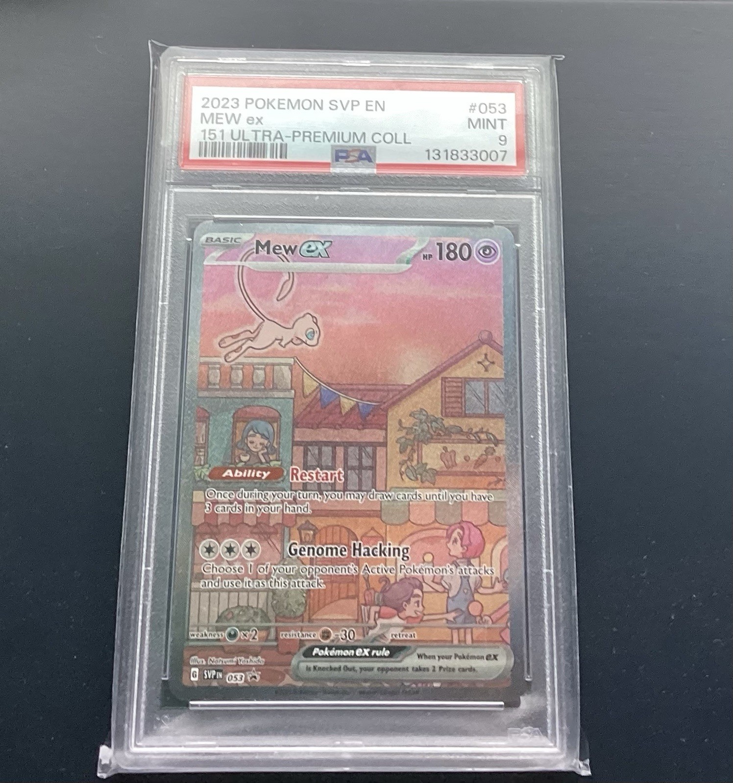 Pokémon Mew ex 053 SV Scarlet & Violet Promo Holo Basic EX 180 HP