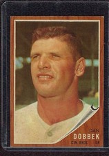 1962 Topps Baseball #267 Dan Dobbek, Cincinnati Reds, EX-MT!
