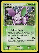 Pokemon Card - Nidoran M FireRed & LeafGreen 71/112 Reverse Holo