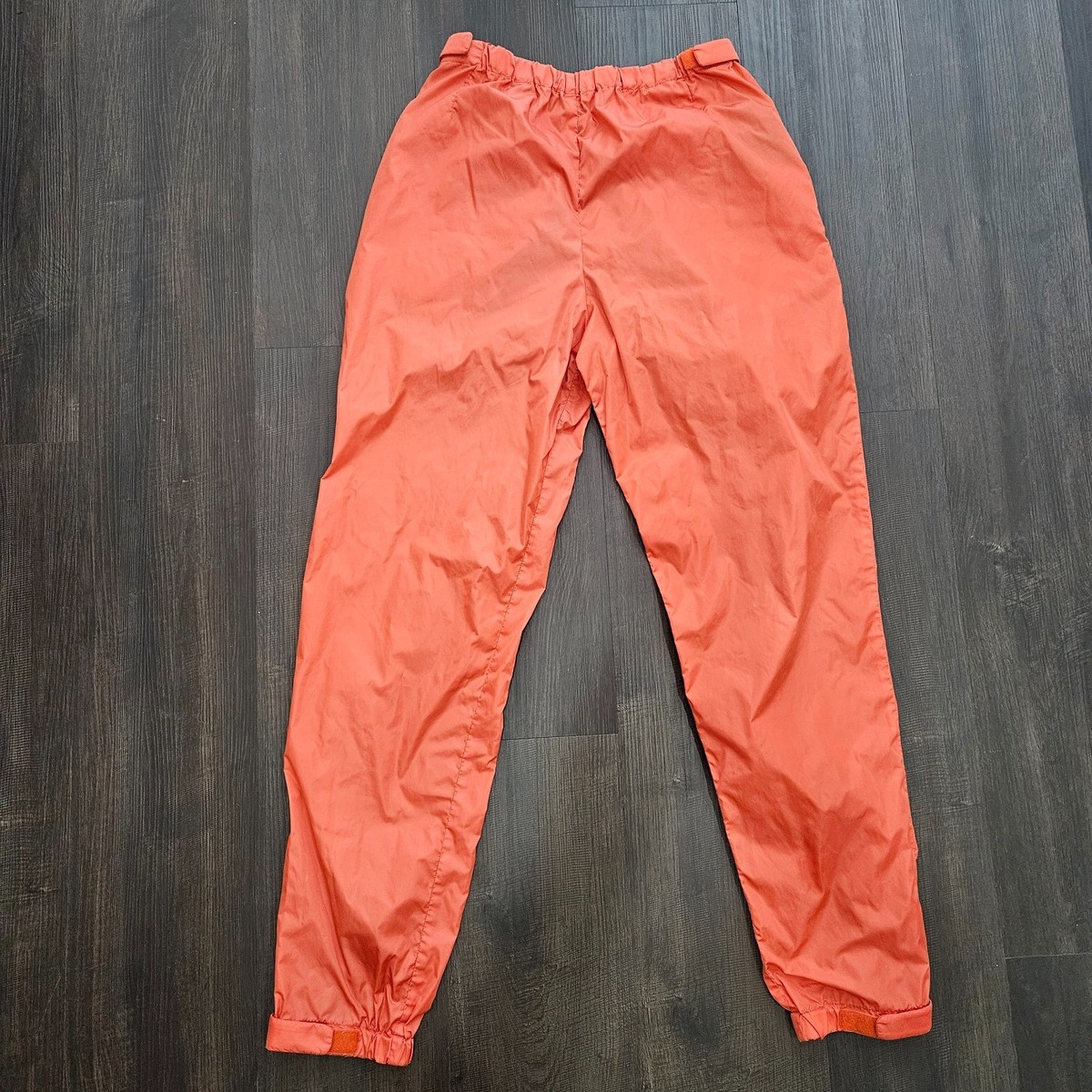 Prada SS18 Mens 42 Orange Nylon Gabardine Track Pants 22X745