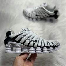 Nike Shox TL White Platinum Mens AV3595-102 NEW Sz 6