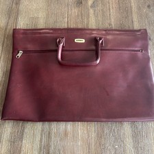 Borsa vintage Borgogna Airway Industries con manici