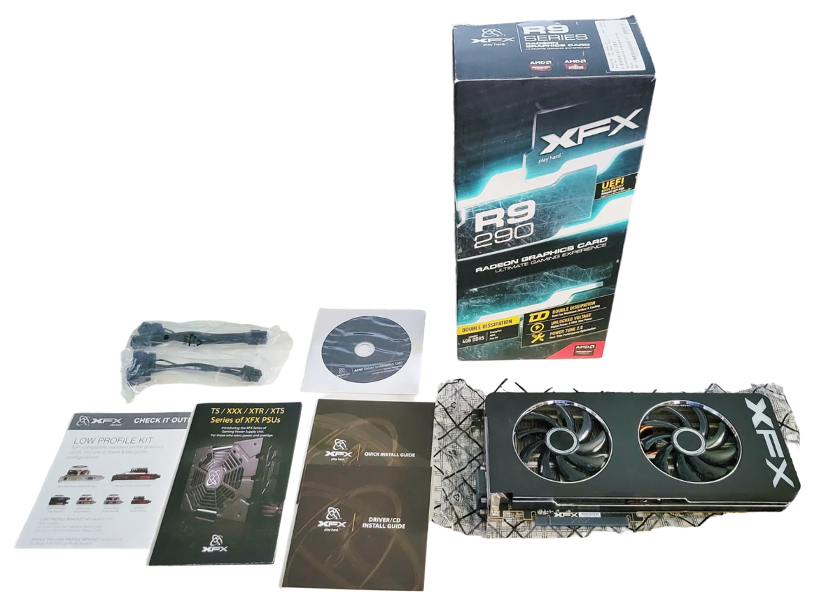 Graphics Cards Xfx R9 290x 4gb Gpu Amd R 290 4gb Gpu R9 290