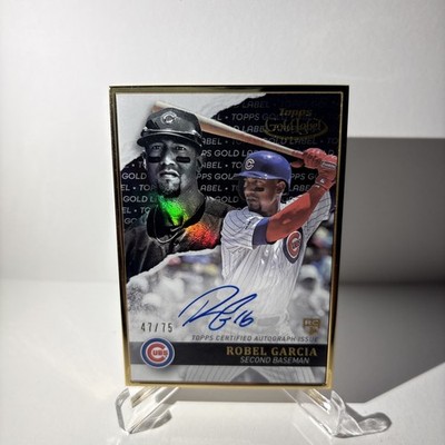 2020 Topps Gold Label - Gold Label Framed Auto Robel Garcia #GLA-RG Black /75