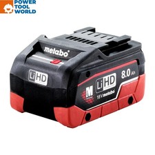 Metabo 625369000 18v LiHD 8.0Ah Li-Ion Battery