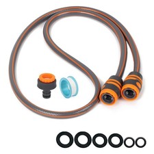 Short Hose Pipe 2.5m Garden Hose Connection Set, Small Hose Pipe Short Garden...