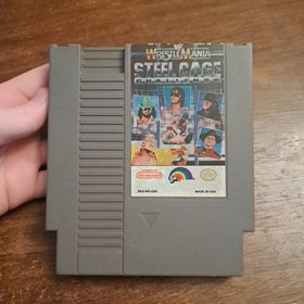 WWF WrestleMania: Steel Cage Challenge (NES Nintendo) - Testato - Autentico