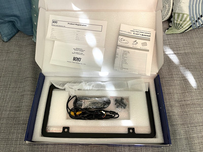 BOYO VTL300C Compact Black License Plate Car/Auto Rear View Camera NEW