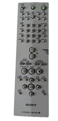 GENUINE SONY RM-SS450 OEM AV System 3 Remote Control for: DAV-C450