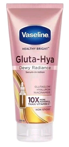 Vaseline Gluta-Hya Dewy Radiance + Flawless Glow + Overnight Serum-In-Lotion x 3