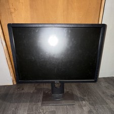 Working Dell Black Computer Monitor VGA D-Sub DVI-D USB with Stand  Power Cable