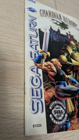 Sega SaturnLot Of 15 Manuals W/ Inserts, Guardian Heroes RARE!, Street Fighter