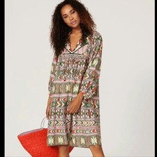 Farm Rio NWOT Amulet Midi Dress Multicolor Small