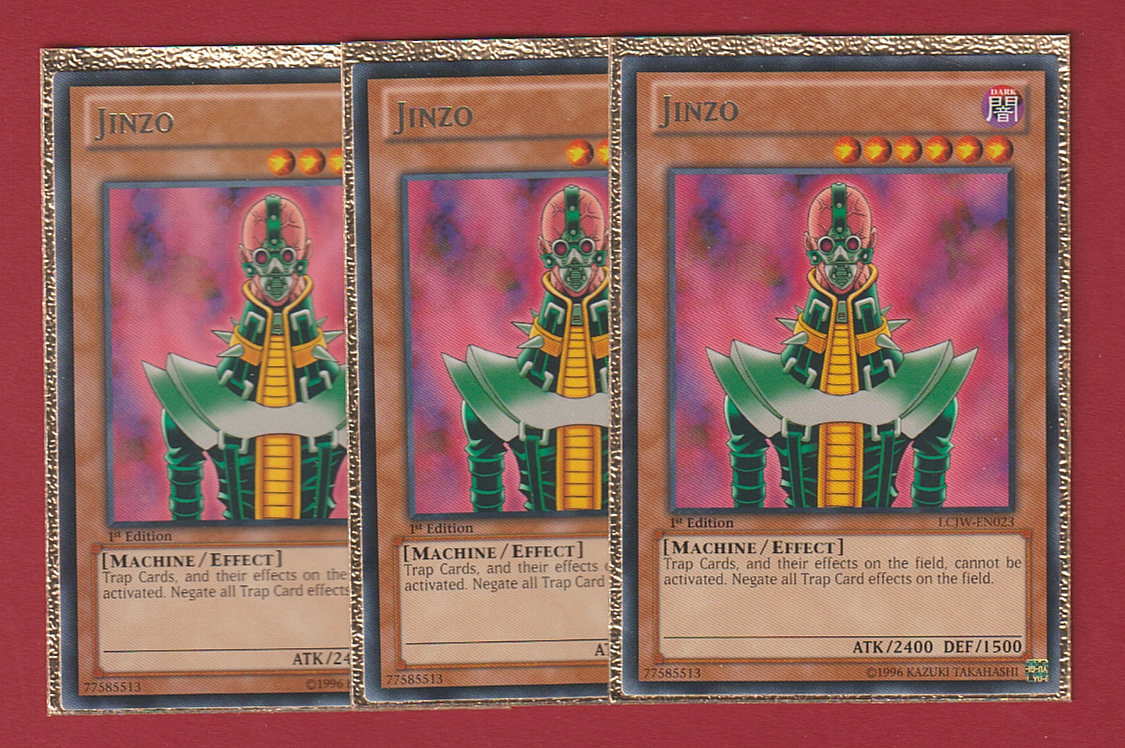 (3X) - Yu-Gi-Oh! - JINZO - LCJW-EN023 - Pack Fresh! - 176🔥🔥🔥 | eBay