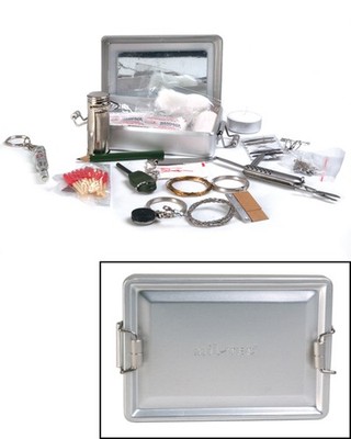 Survival Kit Alu Box, Camping, Outdoor       -NEU-
