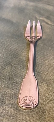 Christofle Vendome Austerngabel 14,8 cm Silberauflage Tafelbesteck Luxus