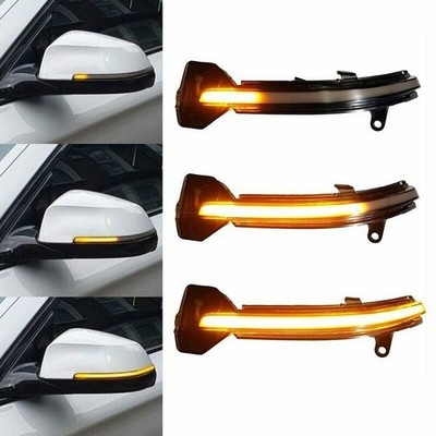 2X Dynamic LED Rearview Mirror Light Turn Signal For BMW 5 6 7 Series F10 F11