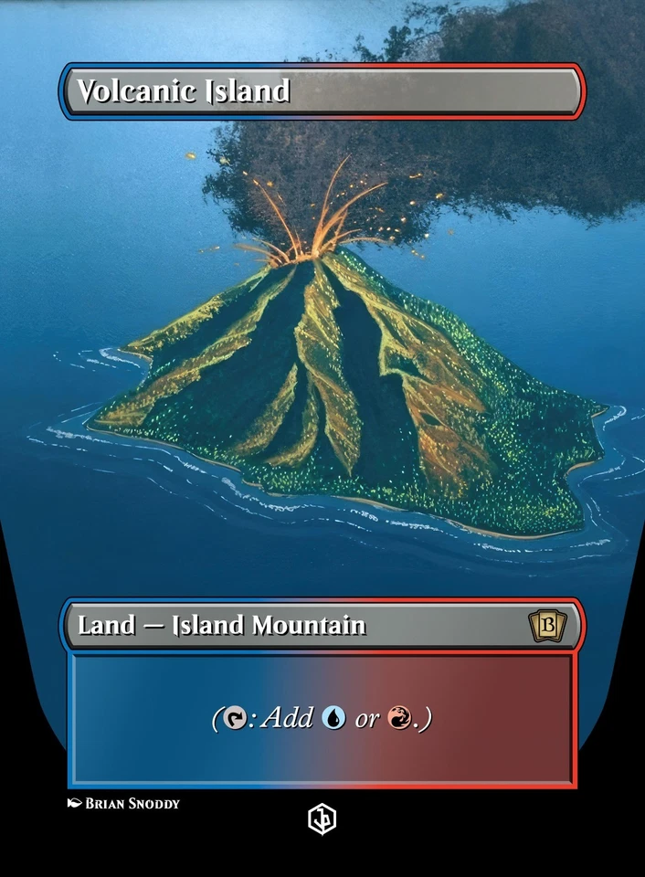Original OG Dual Lands - Set of Borderless Custom Art / Playtest - Image 2 of 4