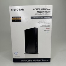NETGEAR AC1750 WiFi Cable Modem Router Built-In DOCSIS 3.0-Model C6300