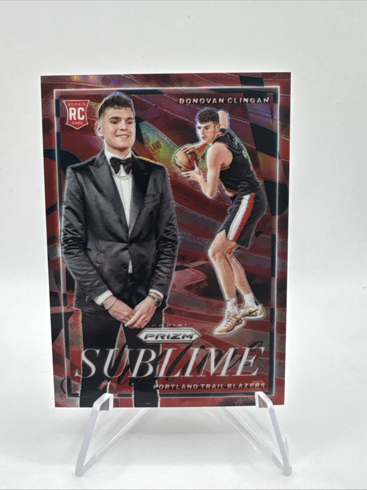 2024 -25 PANINI PRIZM Donovan Clingan SUBLIME Rookie #30!