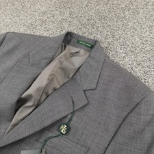 NEW Ralph Lauren Blazer Mens 40S Gray Wool Sport Coat Suit Jacket Top Canada