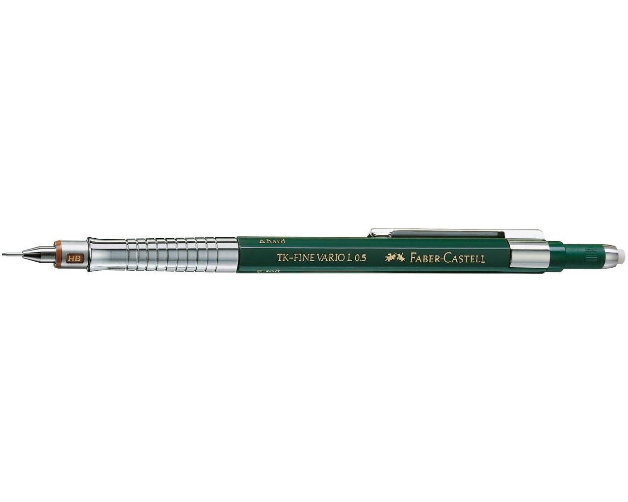 Faber Castell TK Fine Vario 0.5mm Mechanical Pencil Green Writing Instrument
