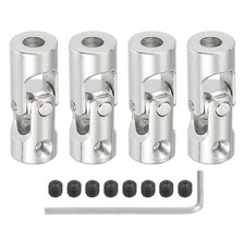 Drehbarer Lenkwellenschaft 3 mm bis 4 mm  4 St&uuml;ck U-Gelenkwelle Kupplung