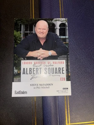 STEVE MCFADDEN Hand Signed BBC Eastenders Autograph Cast Card PHIL MITCHELL RARE - Image 1 of 4