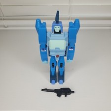 Blurr Blue Hovercraft G1 Transformers With Rifle Vintage