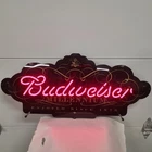Vintage 1999 Budweiser Milennium RED! Neon Sign 36” EXCELLENT CONDITION