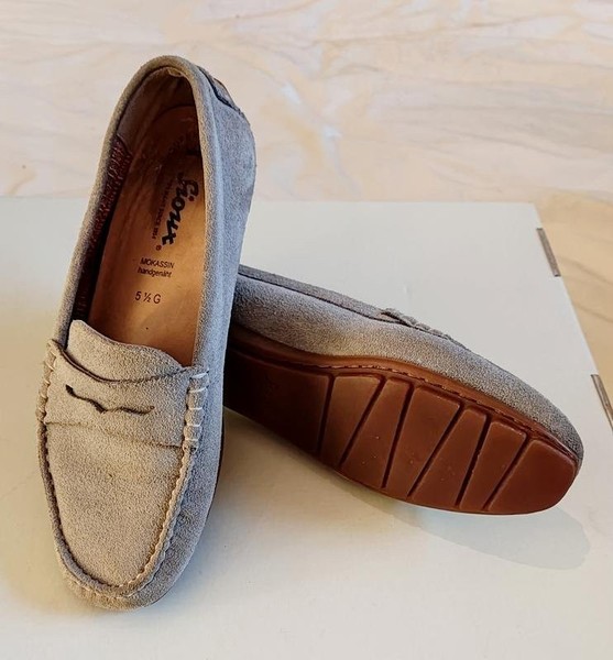 Women Sioux Loafers Grey Suede 37