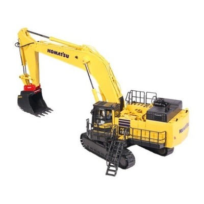 Komatsu PC1250 Bagger mit Lehnhoff Schnellwechsler und Ausrüstung Modell von NZG