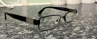 Emporio Armani EA9556 65Z Herren Brille Brillengestell Schwarz Silber 135 - Top