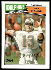 1987 Topps Dan Marino Miami Dolphins #233