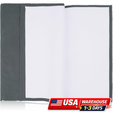 New 2 Pack XL 14x11" Silver Polishing Cloths Clean 925 Silver Gold Jewelry