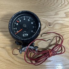Auto Meter Model 288 Vintage Retro Tachometer Untested-parts Auto Meter Model 288 Vintage Retro Tachometer Untested-parts