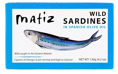 Matiz Sardines in Olive Oil, 4.2 Ounce Can (Pack of 12) 