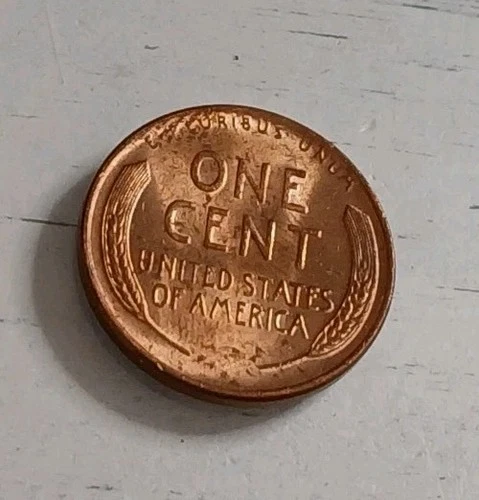 1953-D AU Red Lincoln Wheat Cent ~ Free Shipping! #1