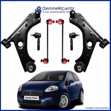 KIT BRACCI SOSPENSIONE AVANTRENO 6 PEZZI PER FIAT PUNTO , per FIAT GRANDE PUNTO