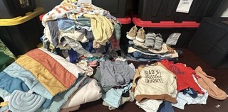 115 Piece Baby Boy Clothes Lot 0 12 Months Pjs Pants Shirts & Much More!