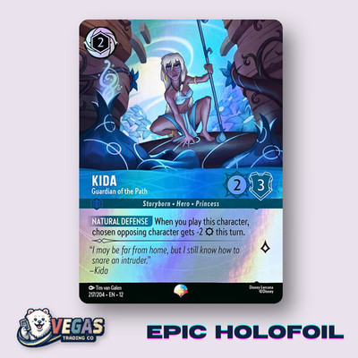 Kida Guardian of the Path 217/204 Epic Holofoil Wilds Unknown NM Disney Lorcana