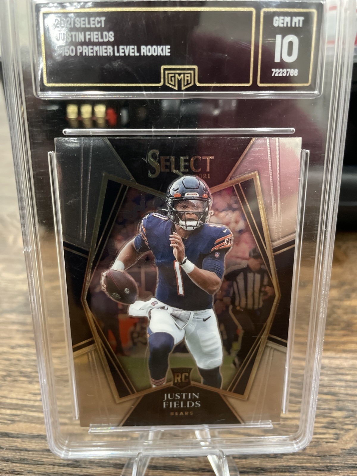 2021 Panini Select Premier Level Justin Fields #150 (RC) GEM MINT 10