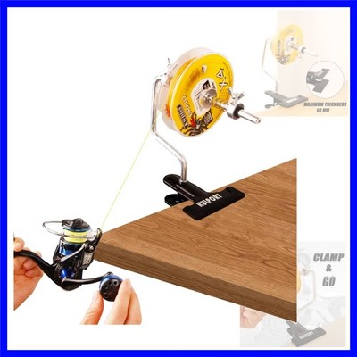 Fishing Line Winder Spooler with Clamp- Protable Multifunction Spooling Stati...